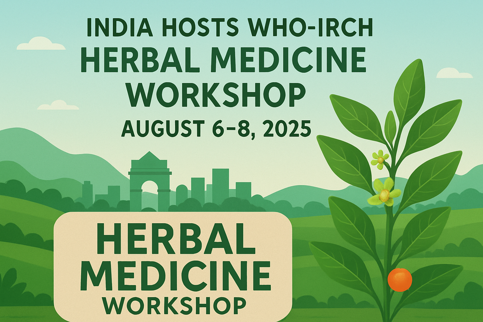 WHO IRCH Herbal Medicine Workshop