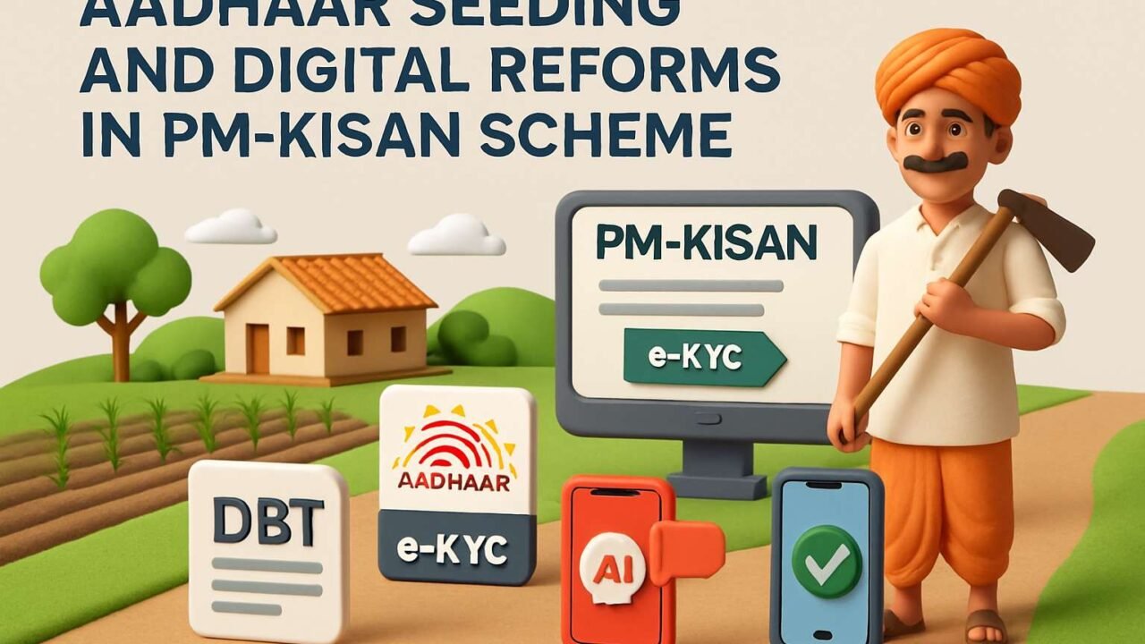 Aadhaar Seeding and Digital Reforms in PM-KISAN Scheme: Empowering Farmers with Direct Support